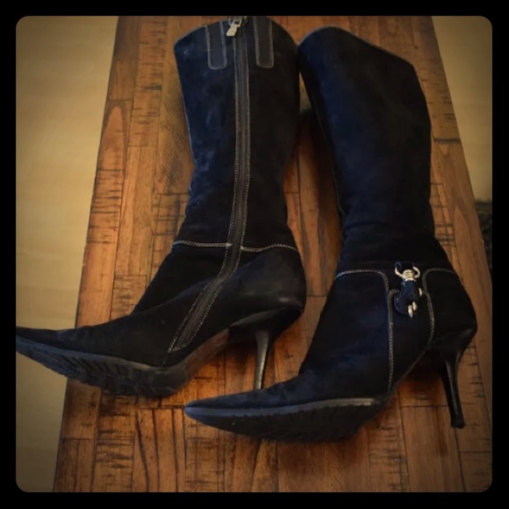 Donald J Pliner Heel Boots, Vero Cuoio Leather